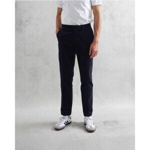 Wax London Mens Size 32 Alp Corduroy Trouser Navy